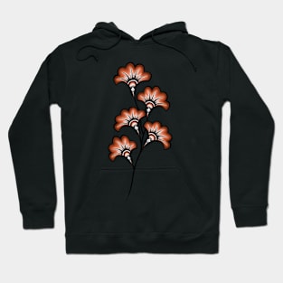 Bouquet of Orange Hibiscus Flowers Hoodie